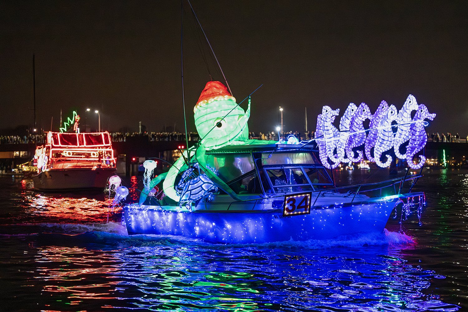Photographing the Eastport Yacht Club Lights parade — Jay Fleming